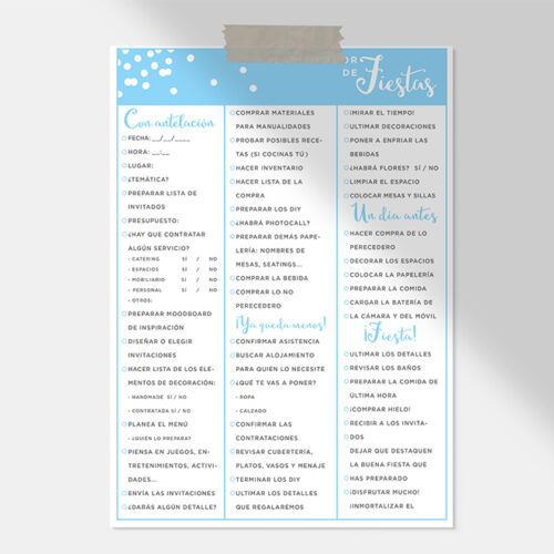 Planificador de fiestas