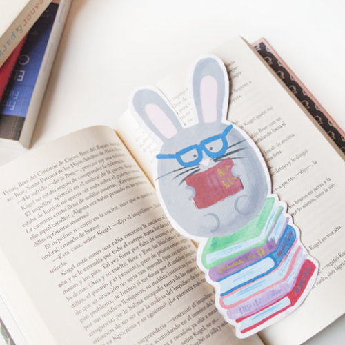 Marcapáginas conejo