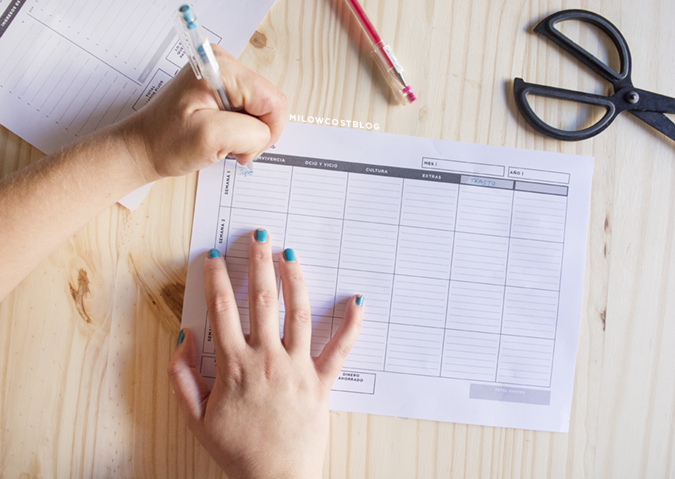 planificador de gastos