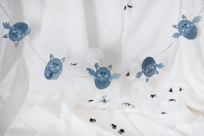 Guirnalda de murciélagos