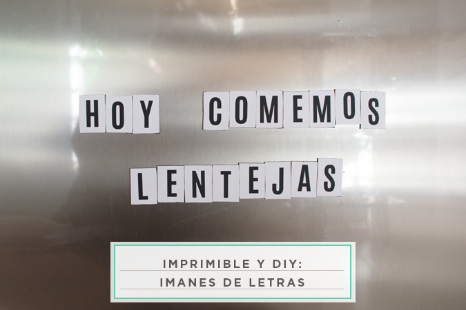 imprimibles letras imán