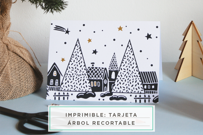 Tarjeta Arbol Navidad