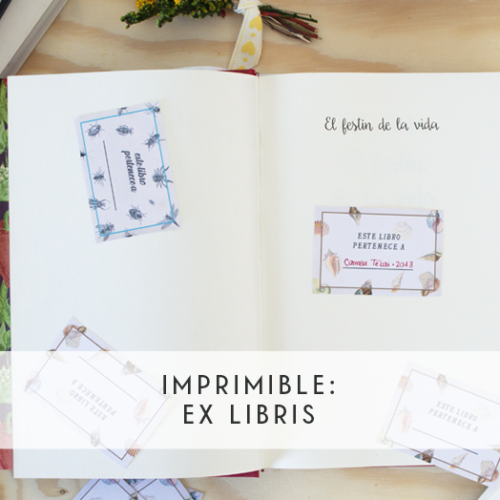 imprimible: ex libris