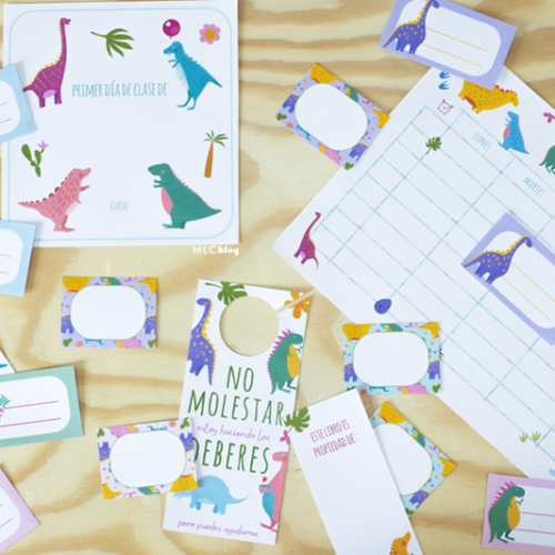 kit imprimibles vuelta al cole