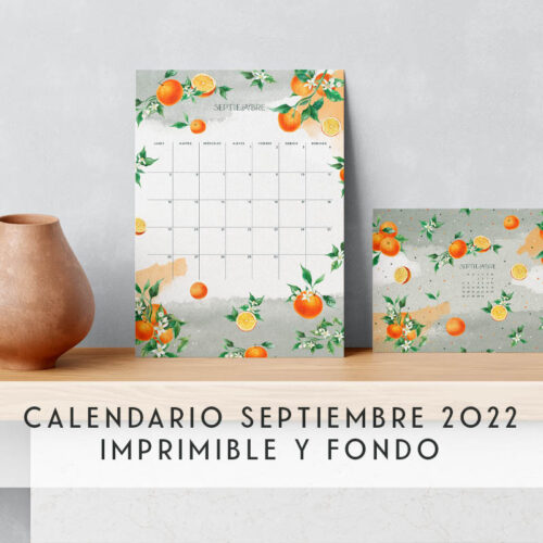 Calendario septiembre 2022