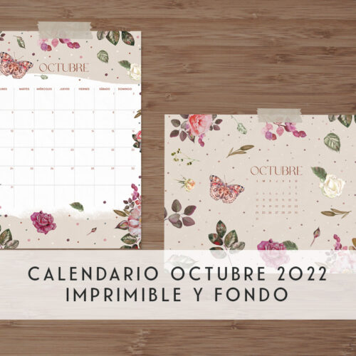 Calendario octubre 2022