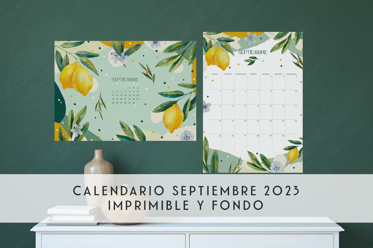 Calendario septiembre 2023