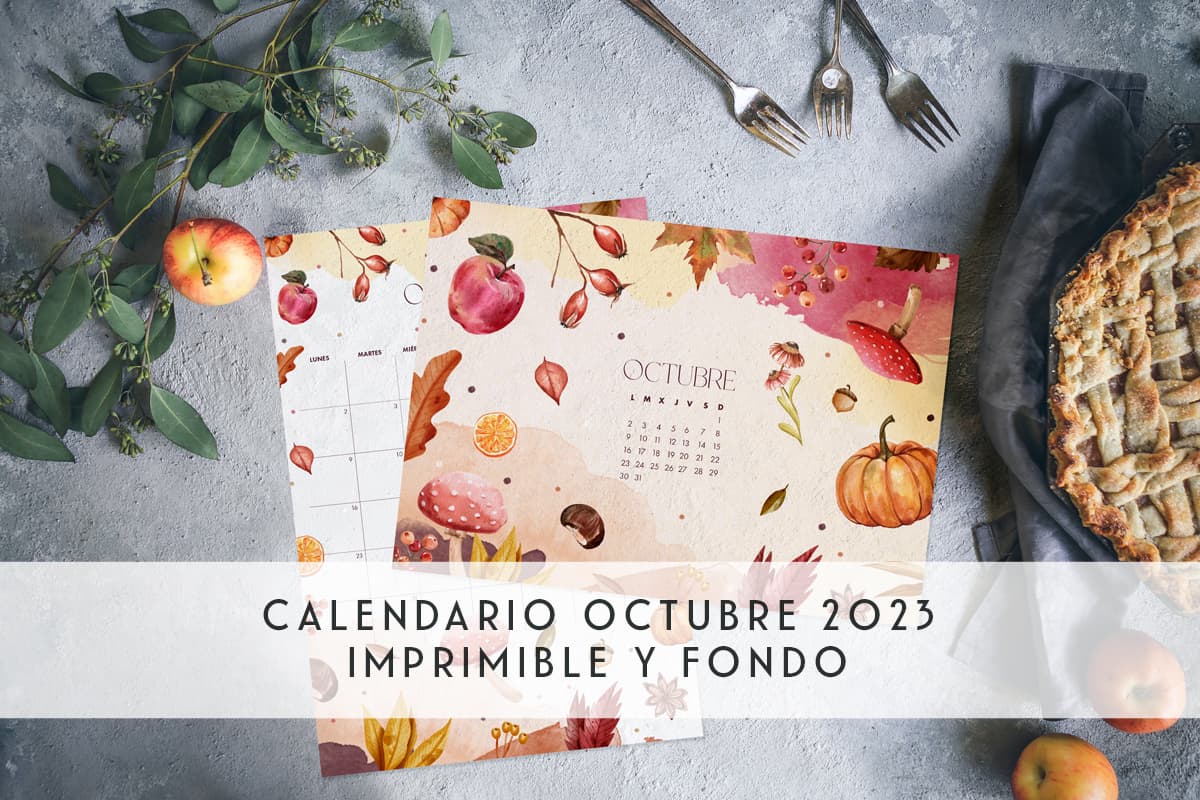 Calendario octubre 2023