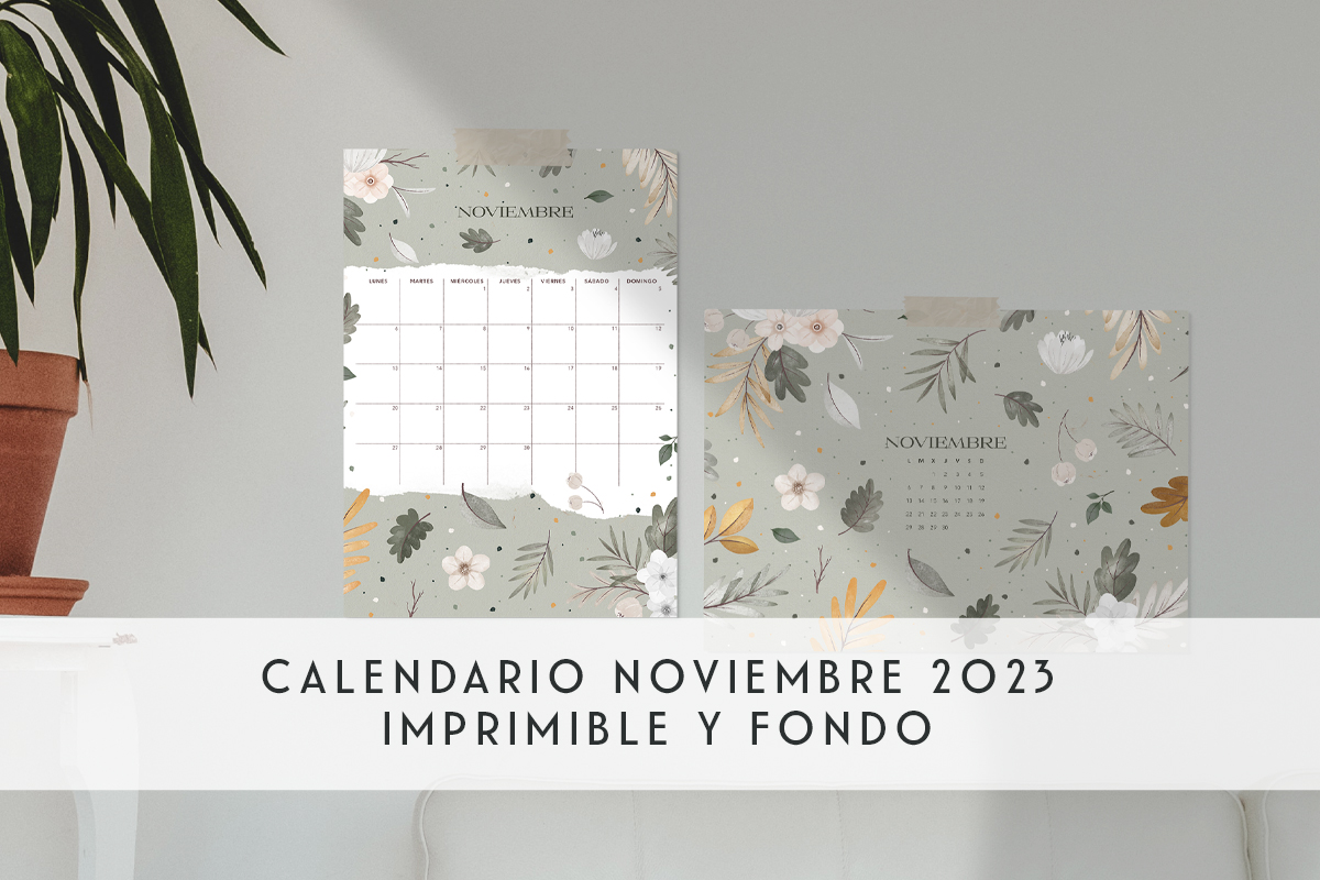 Calendario noviembre 2023